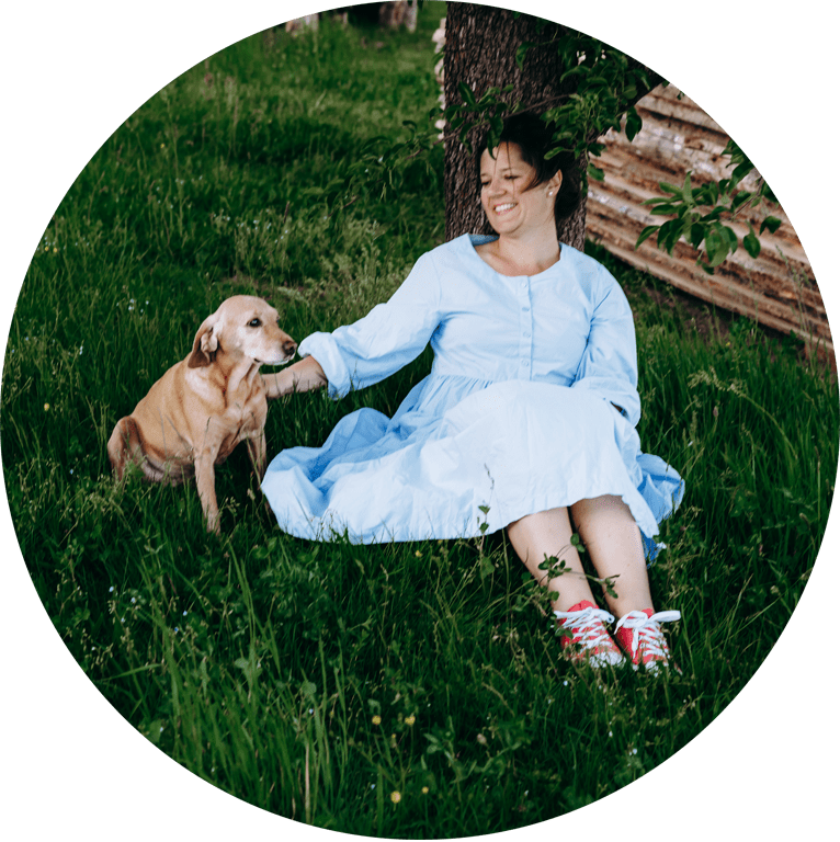 Letní pohoda se čtyřnohým parťákem v nádechu.